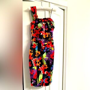 Cache One-Shoulder Dress